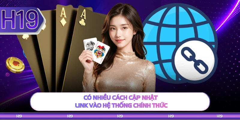 Có nhiều cách cập nhật link vào hệ thống chính thức