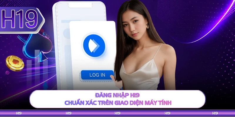 Đăng nhập H19 chuẩn xác trên giao diện máy tính